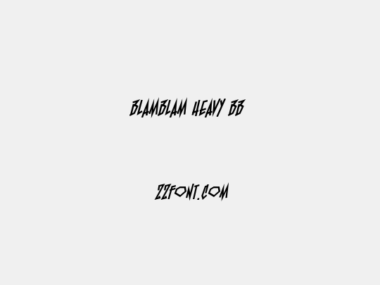 BlamBlam Heavy BB 