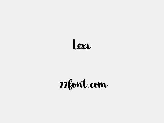 Lexi