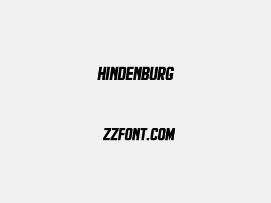 Hindenburg