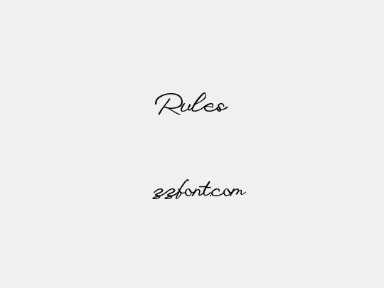 Rules