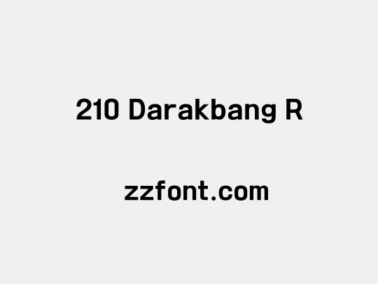 210 Darakbang R