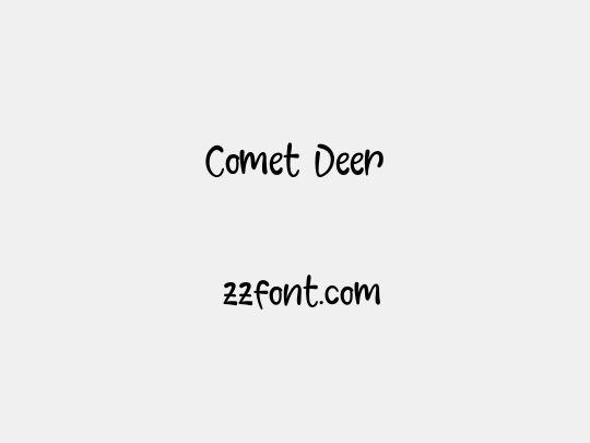 Comet Deer