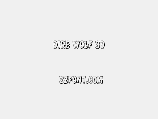 Dire Wolf 3D