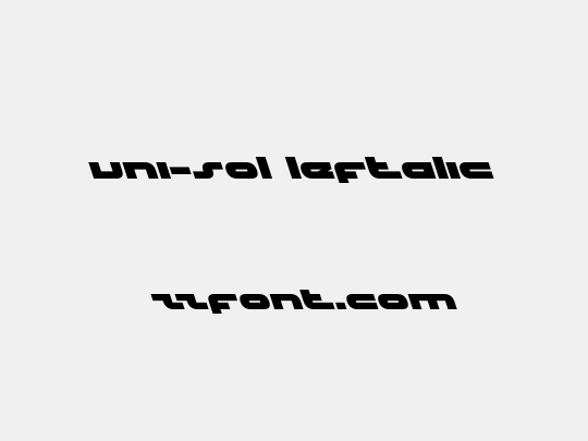 uni-sol leftalic