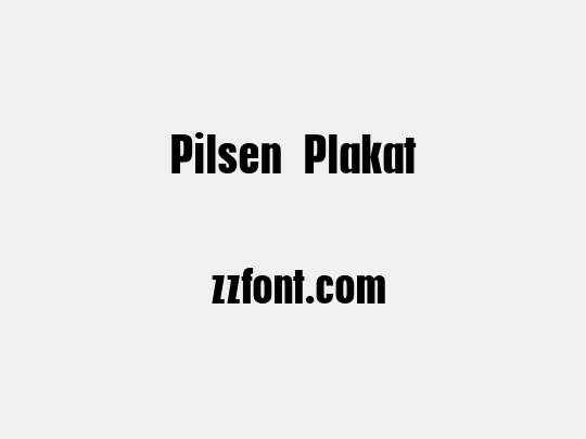 Pilsen Plakat