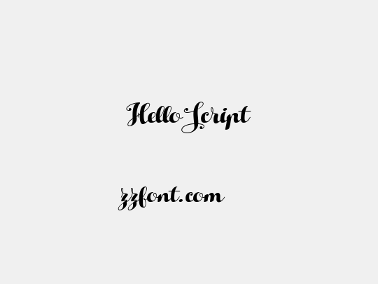 Hello Script