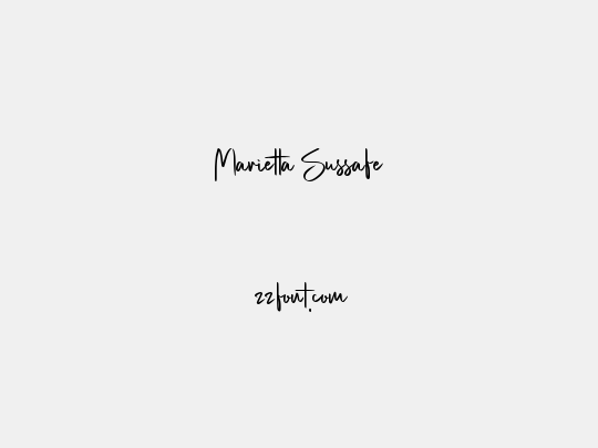 Marietta Sussafe