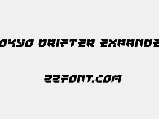 Tokyo Drifter Expanded