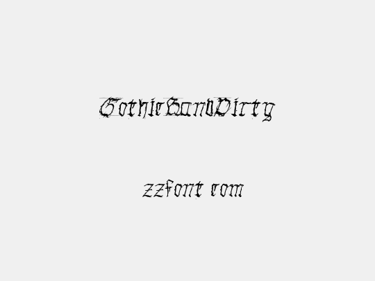 GothicHandDirty