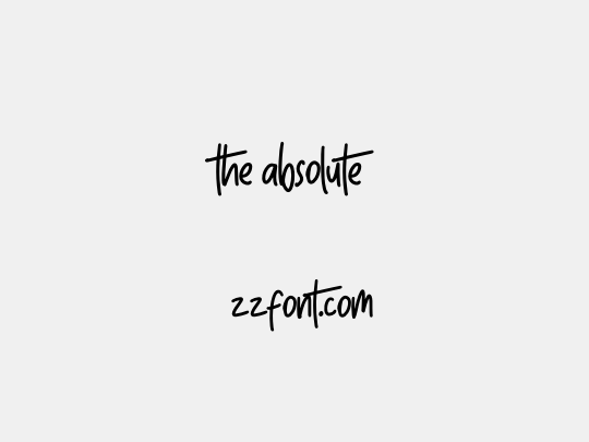 The Absolute