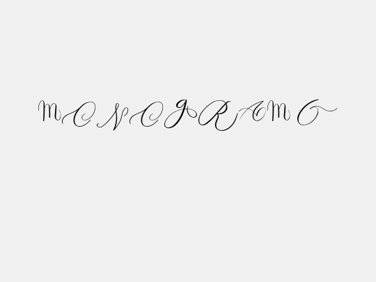 MONOGRAM Q