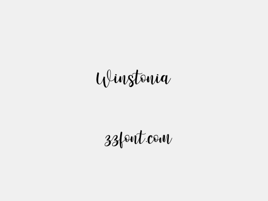 Winstonia