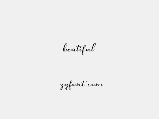 beatiful