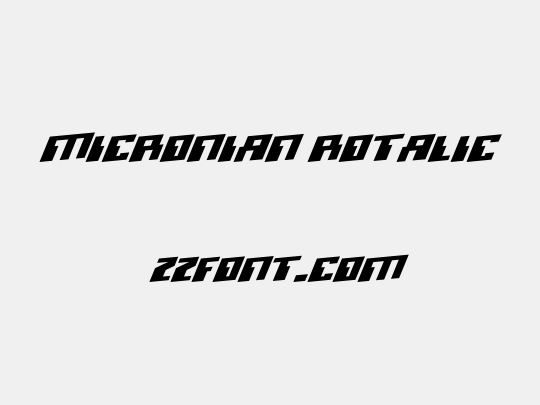 Micronian Rotalic