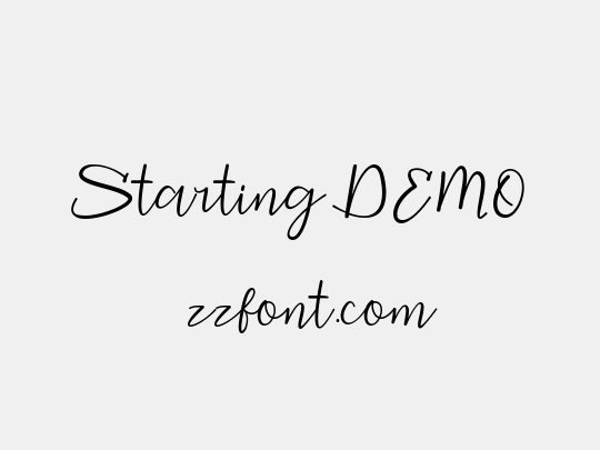 Starting DEMO