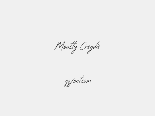 Montty Cregdie