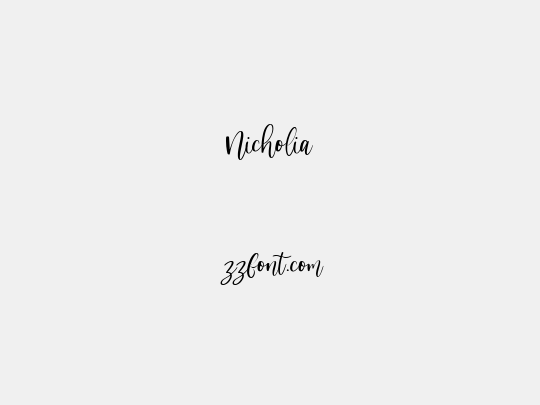 Nicholia
