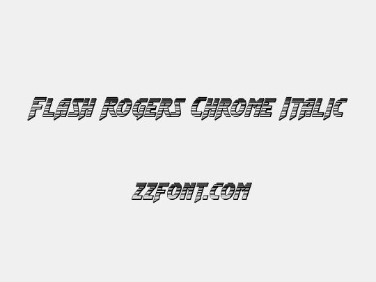 Flash Rogers Chrome Italic
