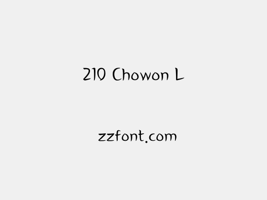 210 Chowon L