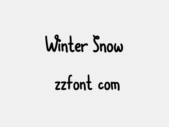 Winter Snow