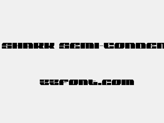 Joy Shark Semi-Condensed