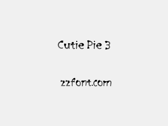 Cutie Pie 3