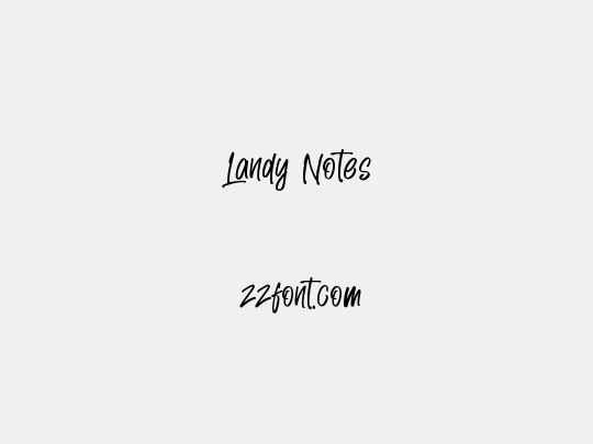 Landy Notes