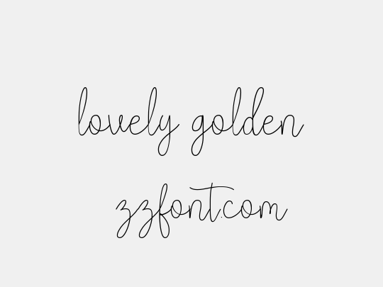 lovely golden