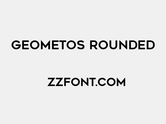 Geometos Rounded