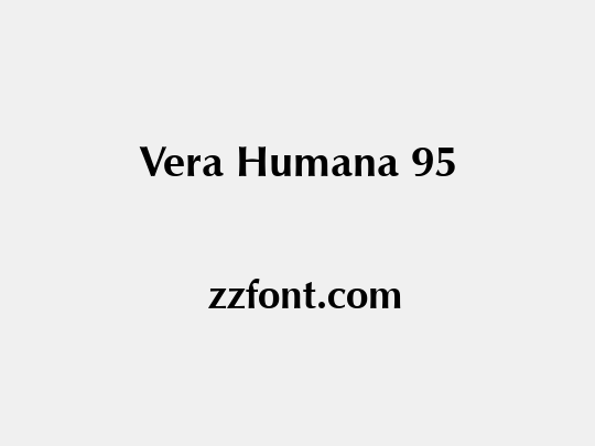 Vera Humana 95