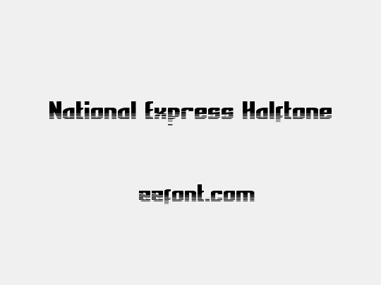 National Express Halftone