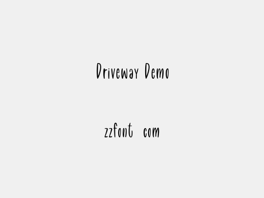 Driveway Demo