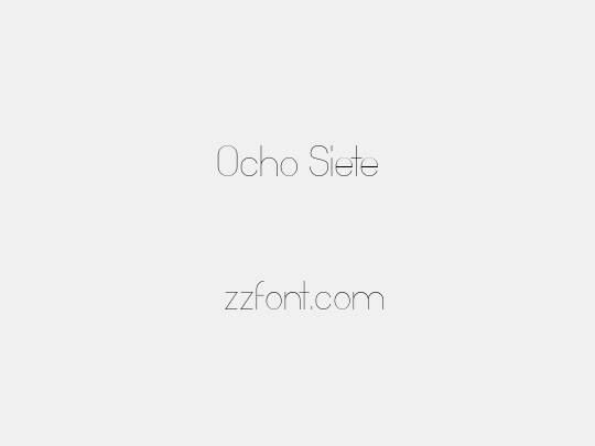 Ocho Siete