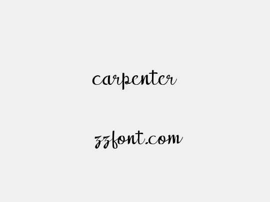carpenter