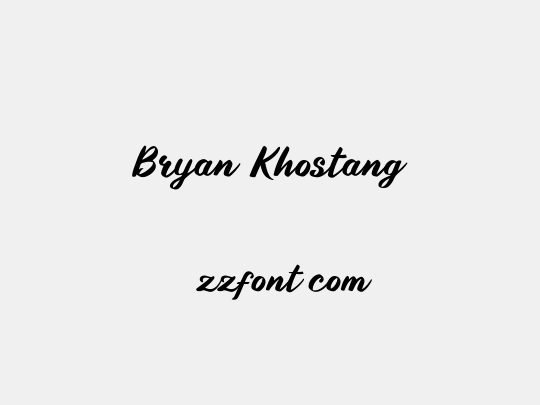 Bryan Khostang