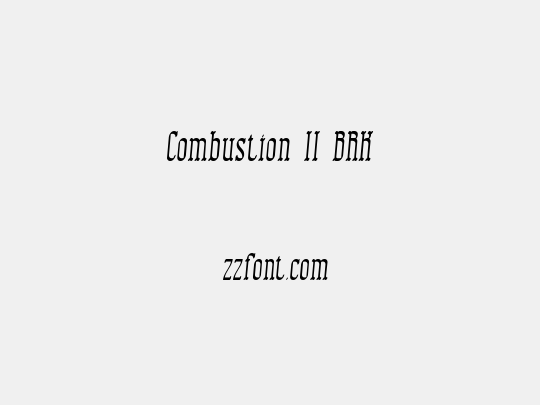 Combustion II BRK