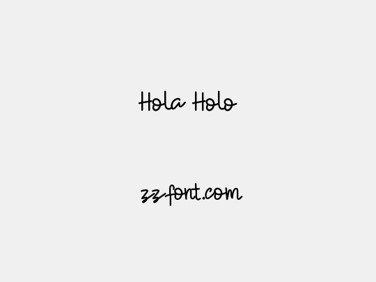 Hola Holo