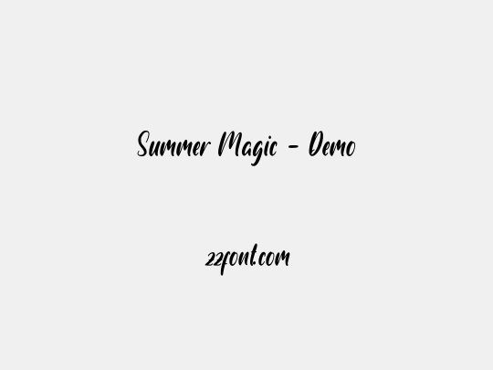 Summer Magic - Demo