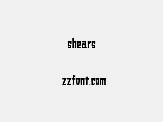 shears