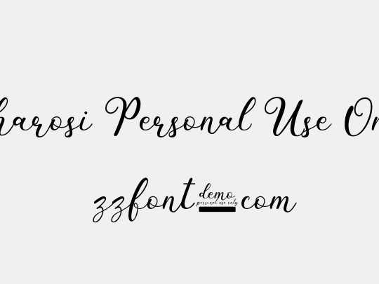 Pharosi Personal Use Only