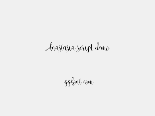 Anastasia script demo