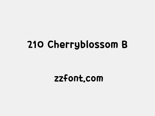 210 Cherryblossom B
