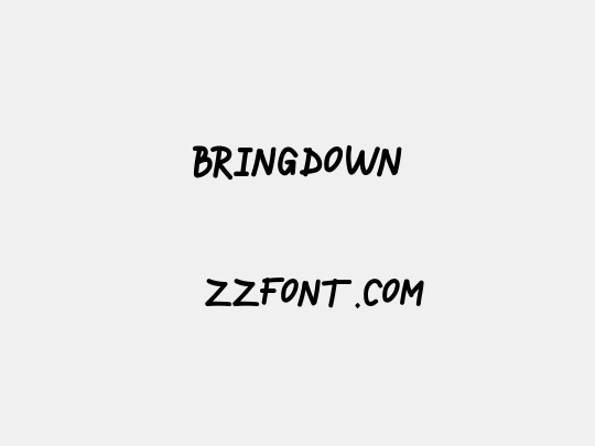 BRINGDOWN