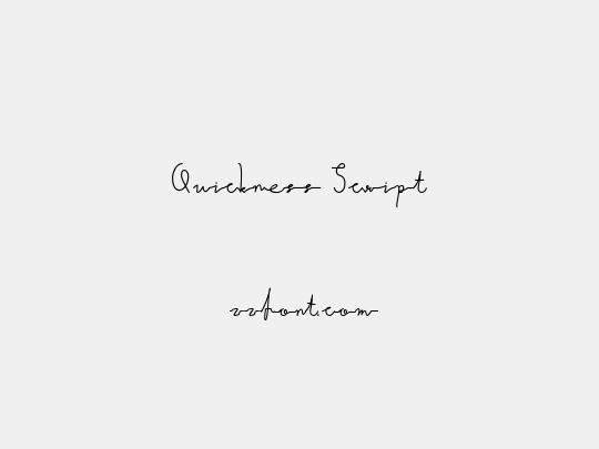 Quickness Script