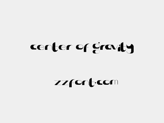 center of gravity