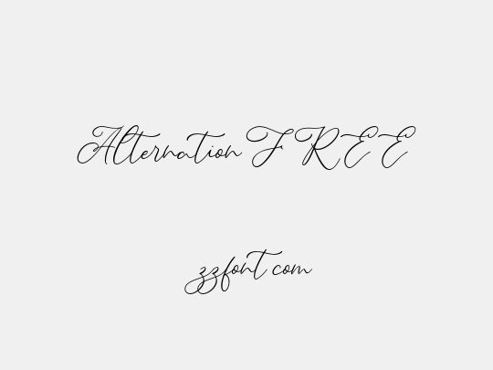 Alternation FREE