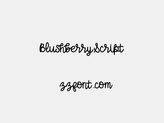 BlushberryScript