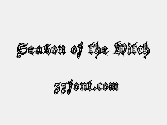 Season of the Witch