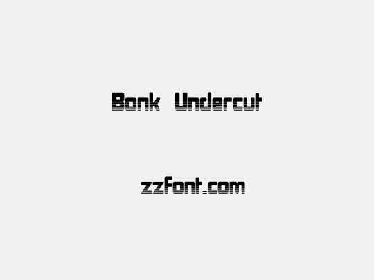 Bonk Undercut