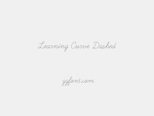Learning Curve Dashed